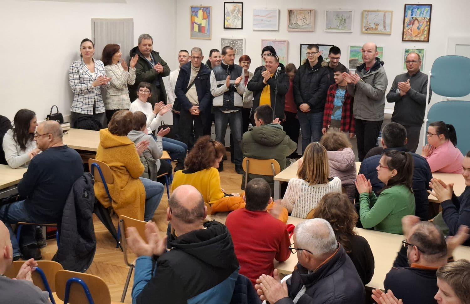 Otvorena izložba „Nadahnuća“ Udruge osoba s intelektualnim teškoćama Istre - slika 1