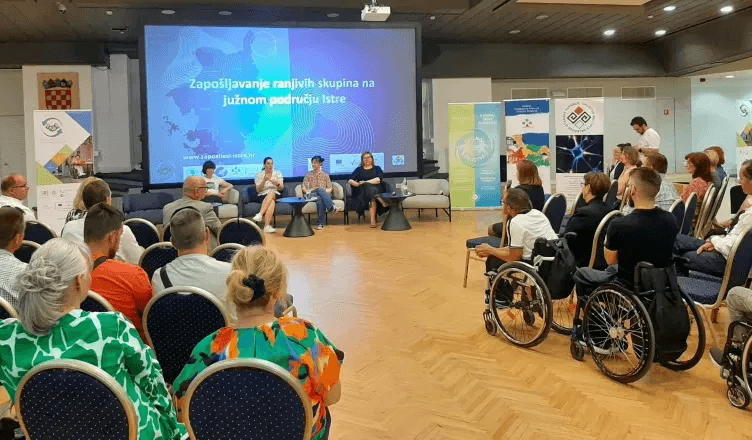 Završna konferencija projekta “Razvoj i podrška razvoju održivih modela zapošljavanja ranjivih skupina na Urbanom području Pula - Završna konferencija projekta” - slika 5