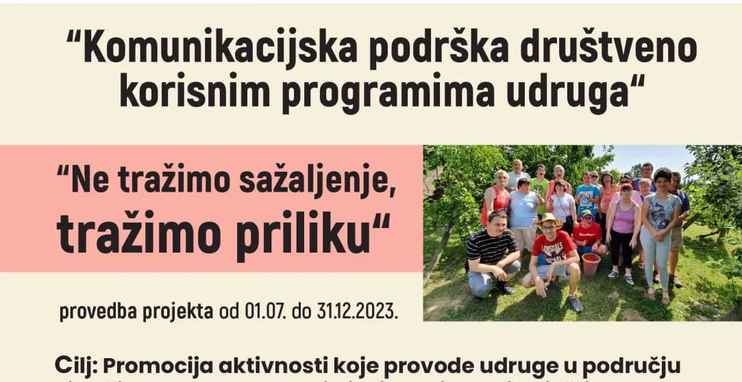 “Ne tražimo sažaljenje, tražimo priliku”