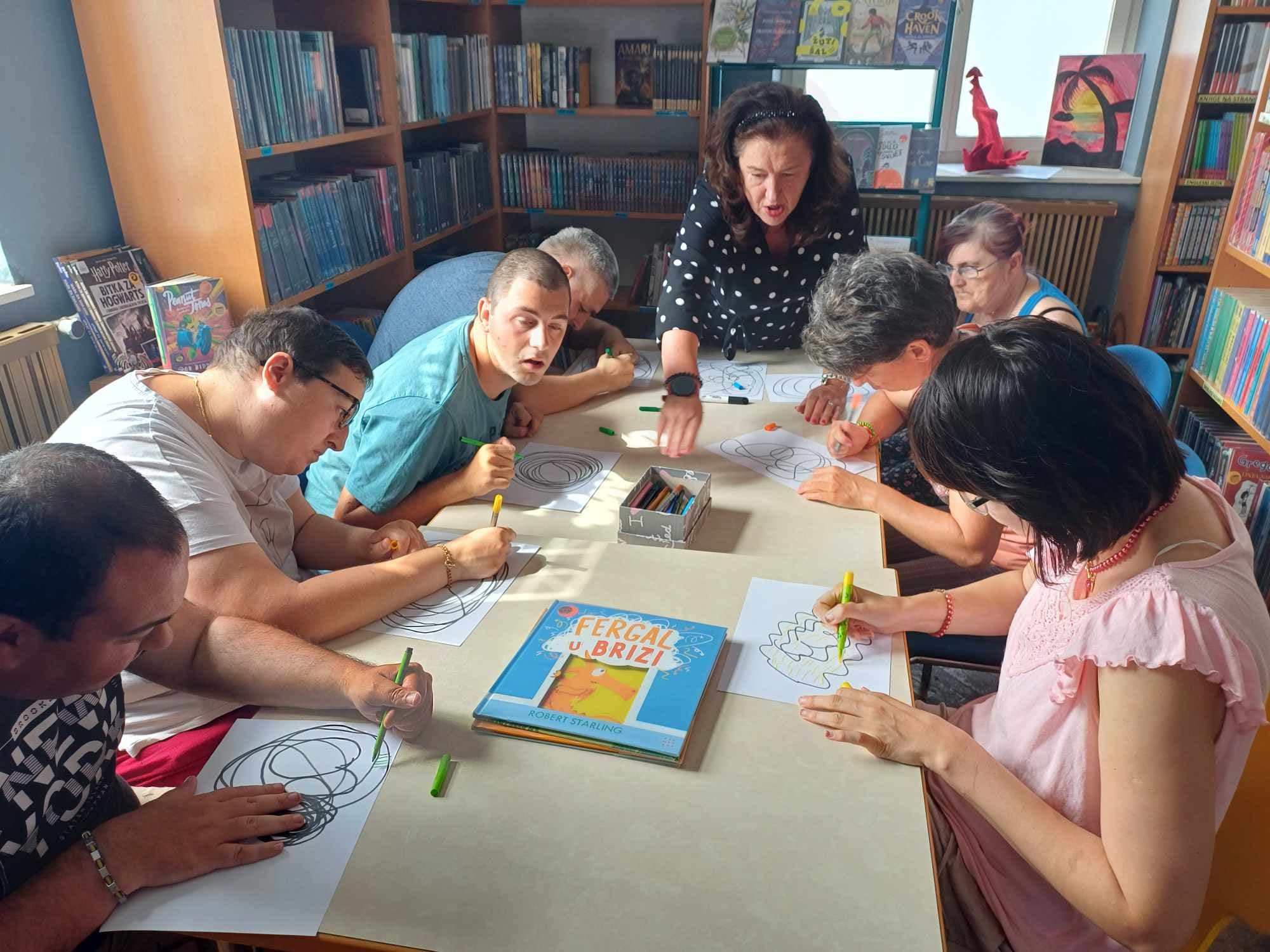 Bibliovrtuljak Knjižnični inkluzivni program Dječjeg odjela i Odjela za odrasle Narodne knjižnice “Petar Preradović” Bjelovar - slika 1