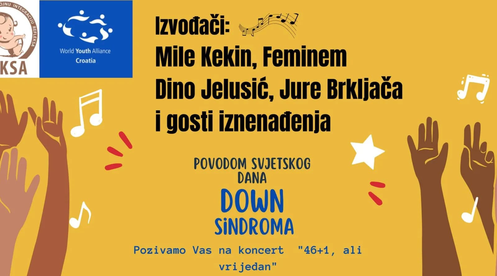 Svjetskog dana sindroma Down na Bundeku 19. ožujka