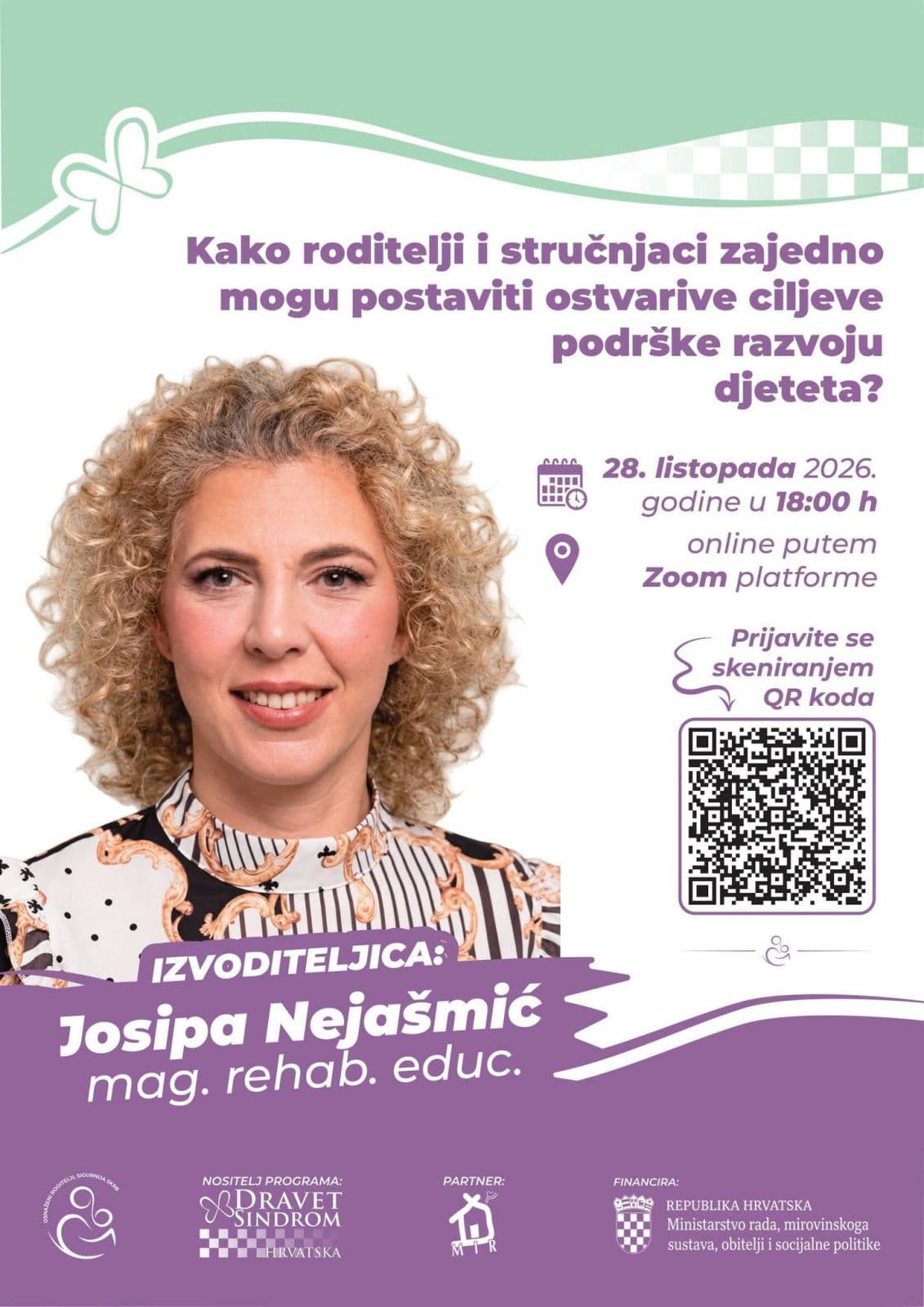 Udruga „Korak dalje” Daruvar poziva roditelje na online susret o podršci razvoju djece s teškoćama