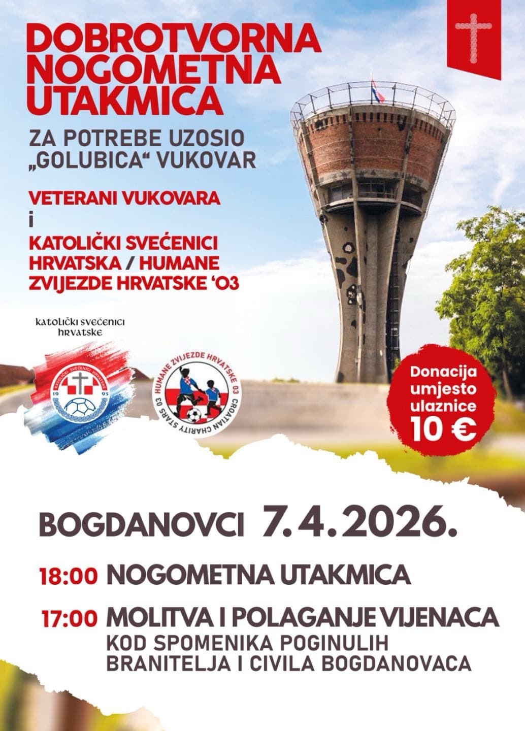 Dobrotvorna nogometna utakmica u Bogdanovcima - slika 1