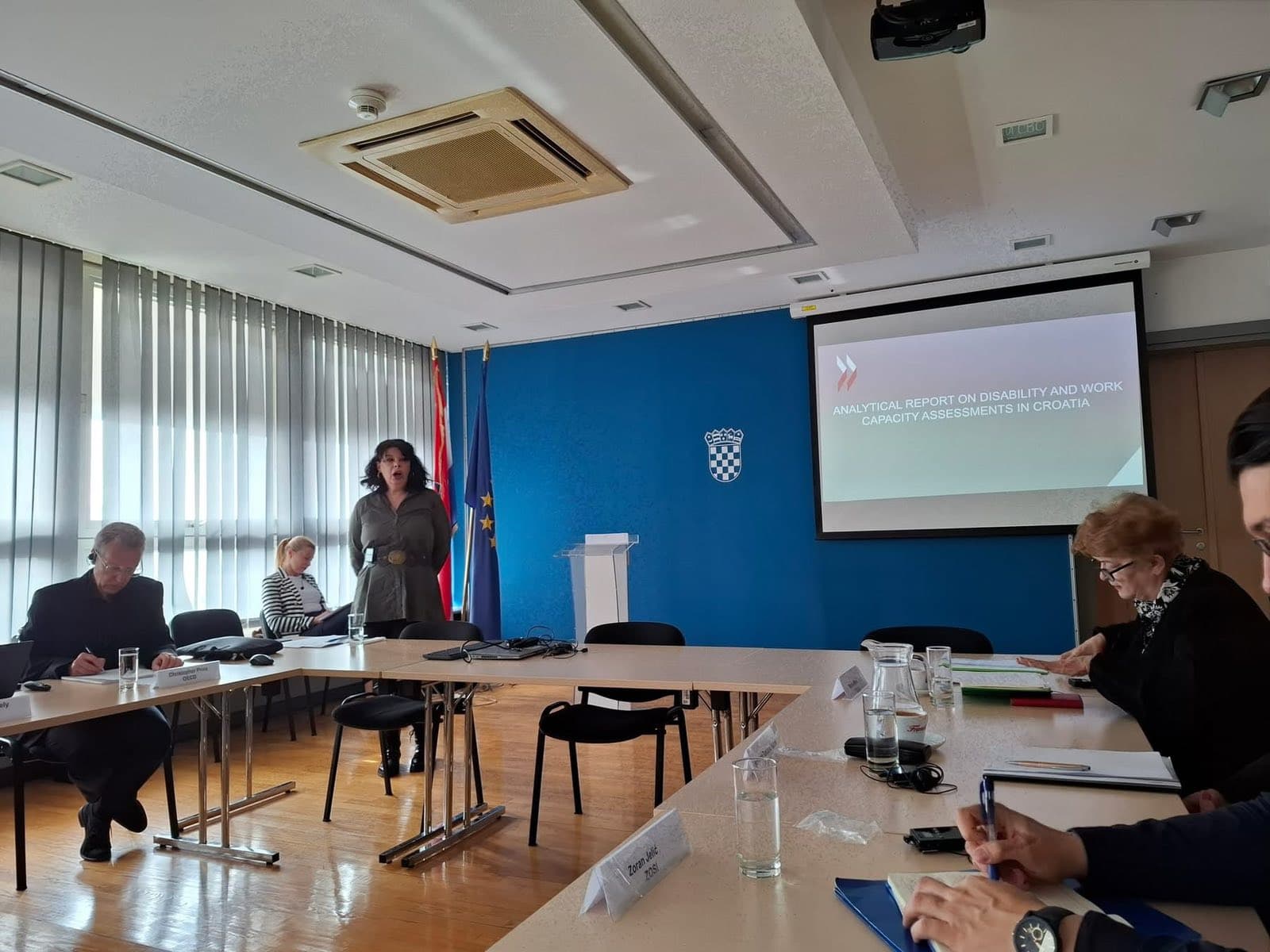 Predstavnici Hrvatskog saveza udruga osoba s intelektualnim teškoćama prisustvovali su sastanku projekta tehničke pomoći koji se provodi u suradnji s OECD-om - slika 1