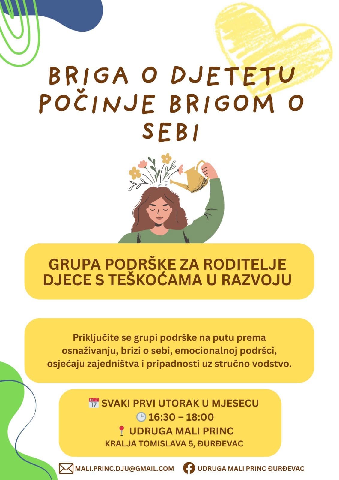 Briga o djetetu počinje brigom o sebi: nastavlja se rad grupe podrške za roditelje - slika 1