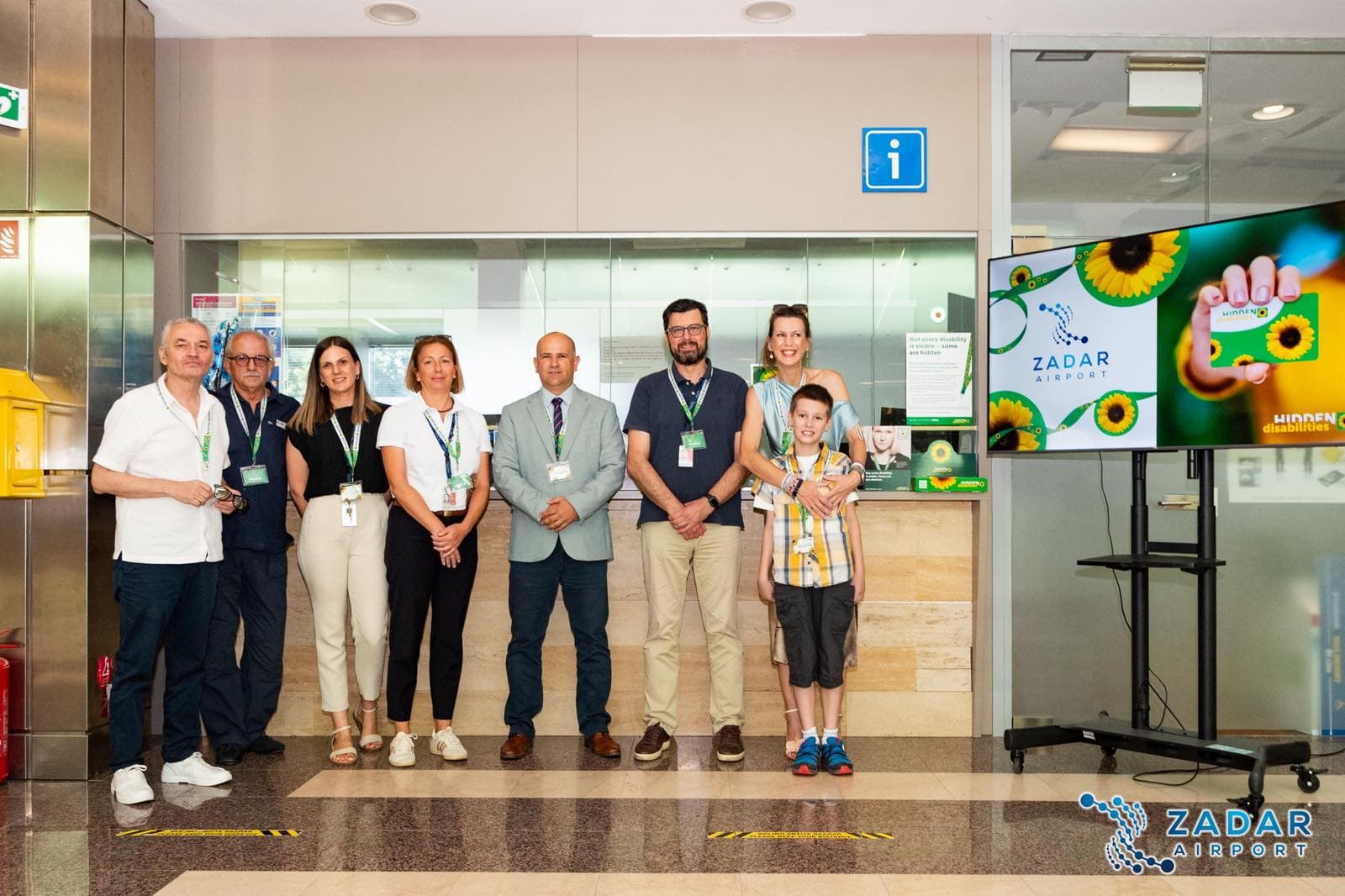 Zračna luka Zadar pridružila se međunarodnom programu Hidden Disabilities Sunflower