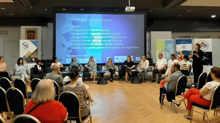 Završna konferencija projekta “Razvoj i podrška razvoju održivih modela zapošljavanja ranjivih skupina na Urbanom području Pula - Završna konferencija projekta” - slika 6