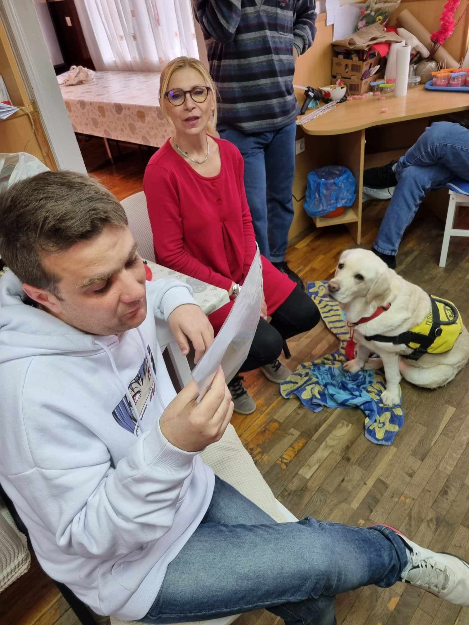Nataša i Luna redovne su gošće u Udruzi OSIT Bjelovar: ‘‘Uživamo u svakom susretu, to vrijeme u nama ostaje zauvijek’’ - slika 1