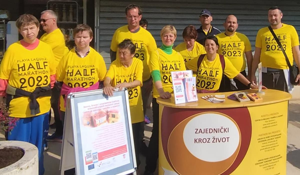 Doprinosim! Javna prezentacija tijekom održavanja Plava Laguna Polumaratona u Poreču