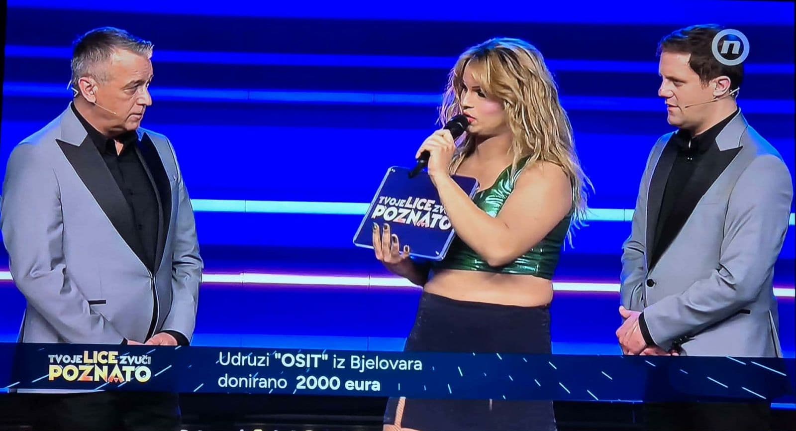 Bjelovarčanin Sven Pocrnić pobjedu u “Tvoje lice zvuči poznato” posvetio udruzi OSIT i donirao 2000 eura