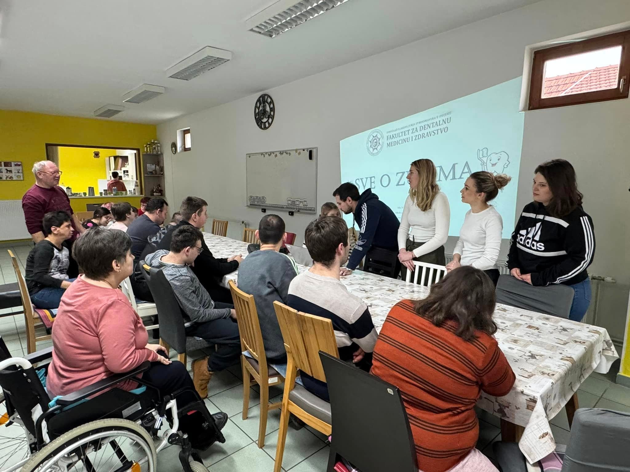 Edukativni posjet studenata dentalne medicine udruzi Jaglac u Orahovici