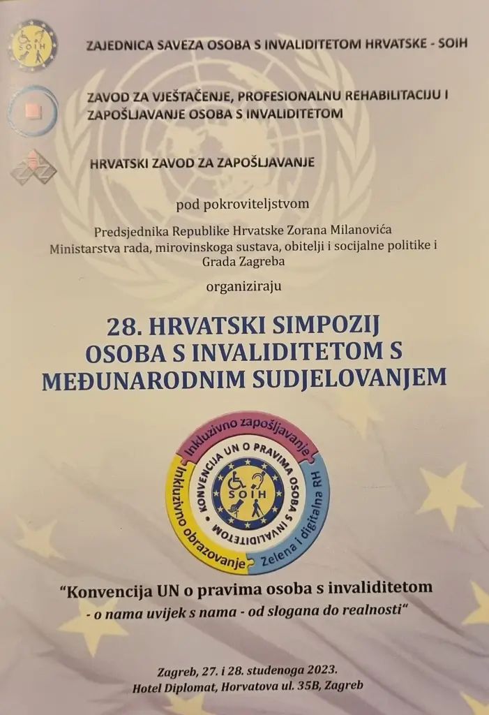 28. Hrvatski simpozij osoba s invaliditetom u organizaciji SOIH-a 28. Hrvatski simpozij osoba s invaliditetom u organizaciji SOIH-a